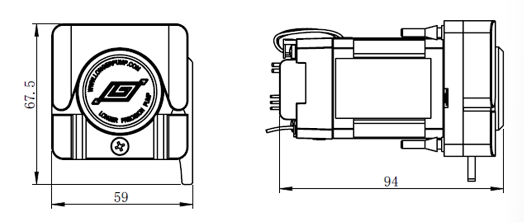 T100-WX10 Abmessungen