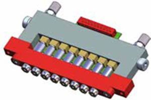 Micro-Jet Mehrfachventilplatte mit Halter Micro-Jet Mehrfachventilplatte mit Halter